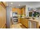 Well-equipped kitchen with stainless steel appliances and ample cabinet space at 448 Bright Moon Ave, North Las Vegas, NV 89084