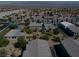 This community aerial view features attractive landscaping and a community pool at 4566 Mansart Ct # 1104, North Las Vegas, NV 89031