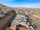 This aerial view showcases the community, emphasizing its modern architecture and community layout at 461 Cascade Heights Ave, Las Vegas, NV 89138