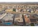 Aerial view of homes with pools showcases the lifestyle of this luxurious desert community at 461 Cascade Heights Ave, Las Vegas, NV 89138