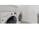 Convenient laundry room with modern washer and dryer at 461 Cascade Heights Ave, Las Vegas, NV 89138