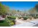 Charming neighborhood featuring lush landscaping, mature trees, and well-maintained sidewalks with HOA at 5000 Charlo Dr, Las Vegas, NV 89131