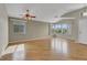 Inviting living space with hardwood floors and modern lighting at 5244 Velazco Ln, Las Vegas, NV 89130