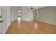 Bright living room featuring hardwood floors and neutral paint at 5244 Velazco Ln, Las Vegas, NV 89130