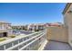 Neighborhood street view from a balcony at 6217 Lapilli Ave, Las Vegas, NV 89139
