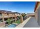 Balcony view of backyard pool at 6442 American Eagle Ave, Las Vegas, NV 89131