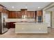Beautiful kitchen featuring granite counters, stainless appliances and island at 6442 American Eagle Ave, Las Vegas, NV 89131