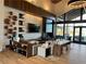 Relax in the light-filled lobby with modern decor and comfortable seating at 6756 Millbury St, North Las Vegas, NV 89086
