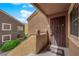 Inviting unit entrance with decorative security door, providing privacy and curb appeal in a multi-unit dwelling at 7950 W Flamingo Rd # 2019, Las Vegas, NV 89147