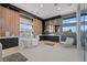 Modern bathroom with a stylish freestanding tub, sleek wood accents, and a luxurious walk-in shower at 82 Glade Hollow Dr, Las Vegas, NV 89135