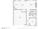 Floor plan for first level featuring a kitchen, dining room, living room, pantry, garage, foyer, office, and entry at 9588 Vital Crest St, Las Vegas, NV 89123