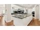 Gourmet kitchen with a center island, stainless steel appliances, and modern finishes at 2338 Dolphin Ct, Henderson, NV 89074