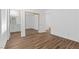 Bright bedroom with wood floors, large closet and easy access to the ensuite bath at 283 Grand Olympia Dr, Henderson, NV 89012
