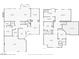 Overall floor plan showing both levels, with bedrooms, garage, kitchen and living areas at 283 Grand Olympia Dr, Henderson, NV 89012