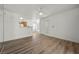 Bright open concept living room featuring light colored flooring and neutral walls at 3425 E Russell Rd # 155, Las Vegas, NV 89120