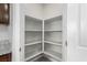 Walk-in pantry featuring a large number of storage shelves with easy access at 4512 Moon Hill Rock Ave, North Las Vegas, NV 89084