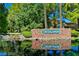 Community entrance featuring waterfall and lush greenery at 4916 Mount Pleasant Ln, Las Vegas, NV 89113