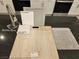 Kitchen finish samples: luxury vinyl plank, gray cabinets, white countertops, and stainless steel faucet at 9556 Hinson St, Las Vegas, NV 89139