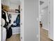 Walk-in closet featuring ample shelving and closet rod space at 10038 W Meranto Ave, Las Vegas, NV 89178