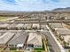 Overhead view of a residential area, showcasing a well-planned community and street layout at 10250 Tree Blossom Ave, Las Vegas, NV 89166