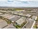 Scenic aerial view of a modern neighborhood featuring green spaces and well-maintained homes at 10250 Tree Blossom Ave, Las Vegas, NV 89166