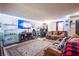 Spacious living room featuring comfortable seating, large TV, and ample space for relaxation at 2080 Karen Ave # 9, Las Vegas, NV 89169