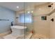 Elegant bathroom featuring a soaking tub, modern fixtures, and a glass-enclosed shower at 2246 Almart Cir, Henderson, NV 89014