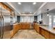 Charming kitchen with granite counters, stainless appliances and tiled backsplash at 2246 Almart Cir, Henderson, NV 89014