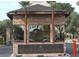 Exterior shot of the Las Vegas Country Club Estates' guard house at the entrance at 2831 Geary Pl # 2918, Las Vegas, NV 89109
