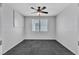 Neutral bedroom showcasing a ceiling fan and stylish flooring at 2832 Aragon Terrace Way, Henderson, NV 89044