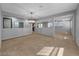 Open floor plan featuring tile floors and gray walls at 2832 Aragon Terrace Way, Henderson, NV 89044