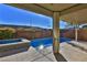Backyard featuring a pool, spa, and covered patio at 2832 Aragon Terrace Way, Henderson, NV 89044
