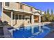 Inviting pool and patio area, perfect for outdoor relaxation and entertainment at 2832 Aragon Terrace Way, Henderson, NV 89044
