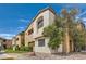 Exterior view of the condo building, showcasing the architecture and well-kept grounds at 3151 Soaring Gulls Dr # 1201, Las Vegas, NV 89128