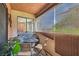 Inviting patio with stylish seating and a tranquil atmosphere at 3151 Soaring Gulls Dr # 1201, Las Vegas, NV 89128