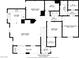 Detailed floor plan showcasing the layout of the home, including the kitchen, living room, bedrooms, and bathrooms at 3825 Ormond Beach St # 203, Las Vegas, NV 89129