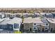 Aerial view of the neighborhood showcasing the well-maintained homes and community layout at 4145 Lunar Canyon Ave, North Las Vegas, NV 89084