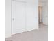 Bedroom with double door closet and neutral carpet at 4145 Lunar Canyon Ave, North Las Vegas, NV 89084