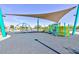Modern playground featuring climbing structures and shade canopy offers a fun, safe environment for children at 4145 Lunar Canyon Ave, North Las Vegas, NV 89084