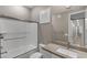 Well-lit bathroom with a tub/shower, modern fixtures, and a clean design, offering a functional and stylish space at 4193 Solace St # 4193, Las Vegas, NV 89135