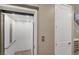 A modern in-home elevator with neutral interior and metallic accents at 4193 Solace St # 4193, Las Vegas, NV 89135