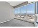 Bright bedroom with floor-to-ceiling windows boasting city views at 4575 Dean Martin Dr # 1208, Las Vegas, NV 89103