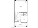 First floorplan of the home showing garage, den, powder room, entry, and porch at 4665 Parkarbor Ave, Las Vegas, NV 89141