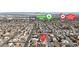 Aerial view of the neighborhood with nearby park and school locations at 468 Potomac St, Henderson, NV 89015