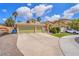 Charming single-story home features a well-manicured lawn, spacious driveway, and a three-car garage in a desirable location at 4878 Friar Tuck Ave, Las Vegas, NV 89130
