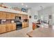 Well-equipped kitchen with stainless steel appliances, granite countertops, and ample cabinet space offers both style and functionality at 4878 Friar Tuck Ave, Las Vegas, NV 89130