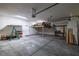 A spacious garage provides ample storage space with a raised platform to maximize its utility at 5265 Lucca Ln, Pahrump, NV 89061