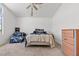 Large main bedroom featuring ceiling fan, bright window, comfortable furnishings, and ample space at 7954 Kentshire Dr, Las Vegas, NV 89117