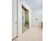 Bathroom showcasing a spacious walk-in shower with a frameless glass door at 80 Brixton Ave, Henderson, NV 89011