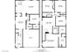 Detailed floor plan showcasing the layout of both stories including kitchen, living room, and bedrooms at 8351 Gold River Ct, Las Vegas, NV 89113